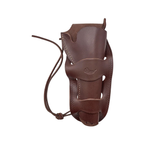 Hunter 1080 Double Loop OWB Holster Right Hand Colt Single Action Army, Ruger New Vaquero 4.75" to 5.5" Leather Antique Brown