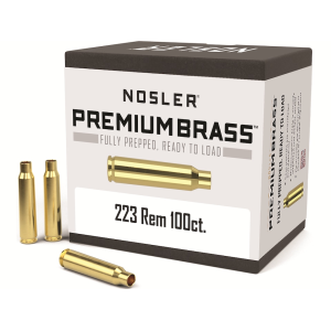 Nosler Premium 223 Remington Brass Box of 100