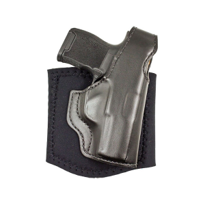 DeSantis Gunhide Die Hard Ankle Holster Right Hand Sig Sauer P365 with Red Dot Leather Black