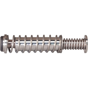 Glockstore Heavy Tungsten Recoil Spring Assembly for Glock 43, 43X, 48 Stainless Steel Black Cap