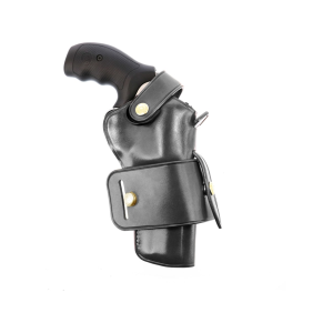 Galco WheelGunner 2.0 OWB Holster Ambidextrous S&W N Frame 29, 629 44 Magnum 4" Leather Black - Galco