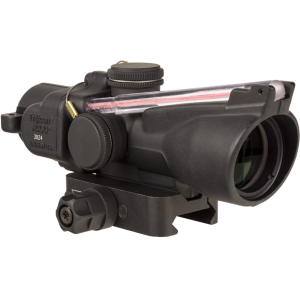 Trijicon ACOG TA50 Compact Rifle Scope 3x 24mm Dual-Illuminated Red Crosshair .223/55gn. Ballistic Reticle Low Q-LOC Mount Matte Black