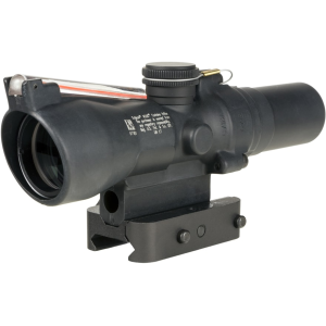 Trijicon ACOG TA45 Compact Rifle Scope 1.5x 24MM Dual-Illuminated Red Crosshair Reticle Q-LOC Mount Matte Black