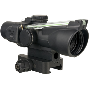Trijicon ACOG TA47 Compact Rifle Scope 2x 20mm Dual-Illuminated Green Crosshair Reticle Q-LOC Mount Matte Black