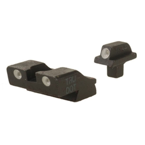 Meprolight Tru-Dot Sight Set for 1911 Stake-On Wide Tenon Front and Colt Rear Cut Steel Blue Tritium Green