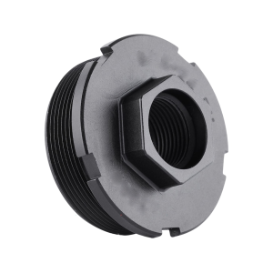 Dead Air HUB Direct Thread Mount 11/16"-24 Thread Steel Black