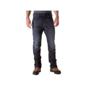 5.11 Men's Defender-Flex Straight Leg Jeans Dark Wash Indigo 36X32