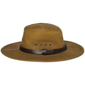 Filson Mens Tin Bush Hat XL Dark Tan - Filson