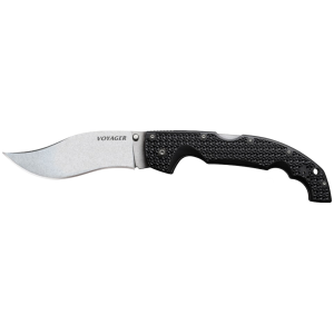 Cold Steel Voyager Vaquero Pocket Knife 5.5" Clip Point AUS-10 Stonewashed Blade Grivory Handle Black
