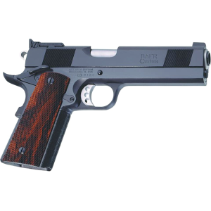 Les Baer Custom 1911 Monolith Heavyweight 45 ACP Pistol 5" Barrel 8+1 Round Blued Slide Rosewood Grip Blued Frame