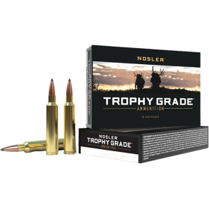 Nosler RMEF Trophy Grade 7mm Remington Magnum Ammo 160 Grain Partition Jacketed Soft Point Box of 20