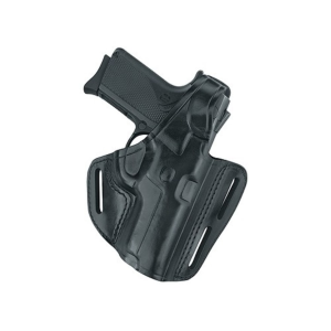 Gould & Goodrich B803 OWB Holster Right Hand S&W L Frame, Ruger GP100, SP101 3 to 4" Leather Black
