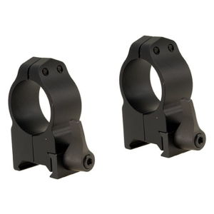 Warne Maxima QD Weaver 1" Scope Rings Matte Black High
