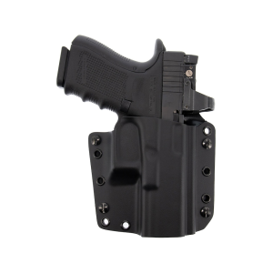 Galco Corvus IWB/OWB Holster Right Hand Smith & Wesson M&P Compact 9/40 3.6" Barrel Kydex Black - Galco