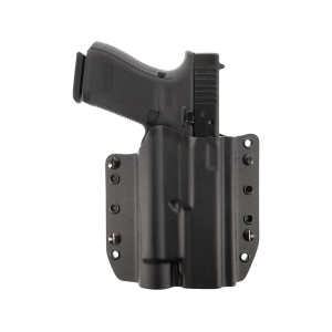 Galco Corvus IWB / OWB Holster Right Hand Glock 17 Gen 1-5, 19 Gen 1-5 with Surefire X300 Weapon Light Kydex Black - Galco