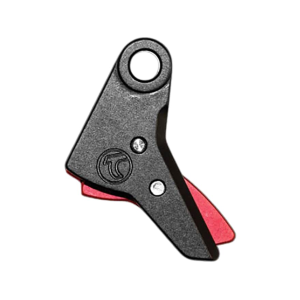 Timney Triggers Enhanced Feel Trigger Shoe for Glock Gen 5 Black with Red Safety