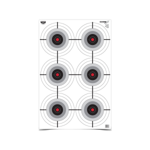 Birchwood Casey EZE-Scorer Multiple Bullseye Target 23" x 35" 100PK
