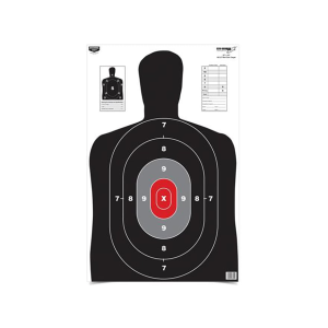Birchwood Casey EZE-Scorer BC27 Red Core Silhouette Target 23"x35" 100PK
