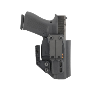 Henry Holsters Flint Compact Full Sweat Guard with DCC Monoblock IWB Holster Ambidextrous Glock 43, 43x, 48 Boltaron Black - Henry Holsters