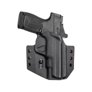 Tulster Contour OWB Holster Right Hand Smith & Wesson M&P Shield , Plus 4" 9, 40 Kydex Black - Tulster