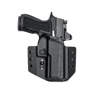 Tulster Contour OWB Holster Right Hand Sig Sauer P320 9, 40, Compact, Carry, X-Series Kydex Black - Tulster
