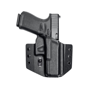 Tulster Contour OWB Holster Right Hand for Glock 19, 19 MOS, 19X, 23, 25, 32, 44, 45 Kydex Black - Tulster