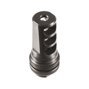 SilencerCo ASR 5.56 Muzzle Brake Suppressor Mount 5.56mm AR-15 1/2"-28 Thread Steel Matte