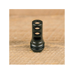 SilencerCo ASR 7.62 Muzzle Brake Suppressor Mount 1/2"-28 Thread Steel Matte