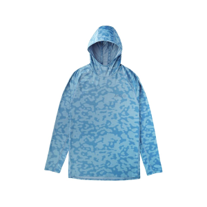 AFTCO Men's Adapt Hoodie Blue Upwell Camo XL