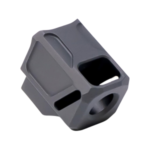 Faxon EXOS-533 Pistol Compensator for Glock 43x, 48 9mm 1/2"-28 Thread Aluminum Black