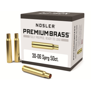 Nosler Premium 30-06 Springfield Brass Box of 50
