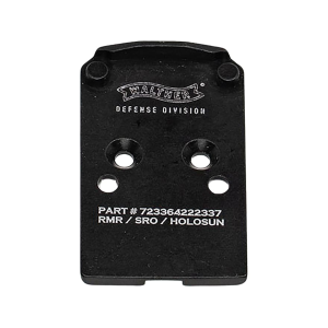 C&H Precision Pistol Red Dot Mounting Plate Walther PDP V4 To Trijicon RMR, SRO and Holosun 407C, 507C, 508T