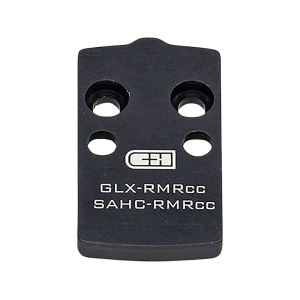 C&H Precision Pistol Red Dot Adapter Plate for Glock 43x, 48 MOS V4 To Trijicon RMRcc