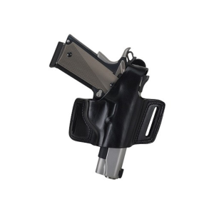 Bianchi 5 Black Widow OWB Holster Right Hand S&W 1006, 1066, 1076, 4506, 4516, 4566, 4576 Leather Black