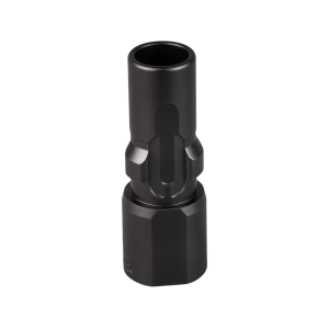 SilencerCo 3-Lug Suppressor Adapter MP5-Style 45 Caliber M16-1LH Thread Steel Matte