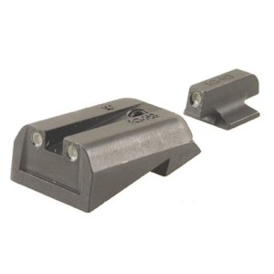 TRUGLO Brite-Site Tritium Sight Set 1911 Kimber Front and Rear Sight Cuts Steel Tritium Green