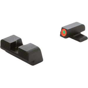 Ameriglo Protector Night Sight Set for Springfield XD Models Tritium Green Front with Orange Outline, Serrated Rear