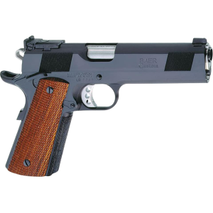 Les Baer Custom 1911 Monolith 45 ACP Pistol 5" Barrel 8+1 Round Blued Slide Cocobolo Grip Blued Frame