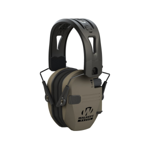Walker's Razor Slim Tacti-Grip Electronic Ear Muffs Flat Dark Earth/Black