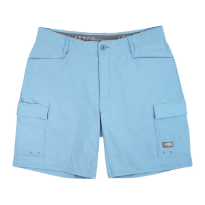 AFTCO Men's Deckhand Shorts Blue Shadow 40" Waist 9" Inseam
