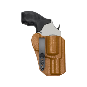 Tulster RATH IWB Holster Ambidextrous Smith & Wesson Model 637 1.875" J-Frame 38 Special Kydex Tru-Hide Tequila - Tulster