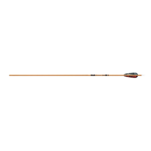 Gold Tip Traditional Hunter 500 Carbon Arrow 4" Feathers Wood Grain 6PK