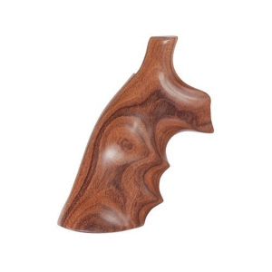 Hogue Fancy Hardwood Grips with Finger Grooves for S&W K, L-Frame Square Butt Pau Ferro