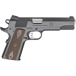 Springfield Armory 1911 Garrision Government 9mm Luger Pistol 5" Barrel 9+1 Round Blued Slide Walnut Grip Blued Frame