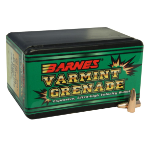 Barnes Varmint Grenade 22 Caliber (224 Diameter) Bullets 36 Grain Frangible Hollow Point Box of 250