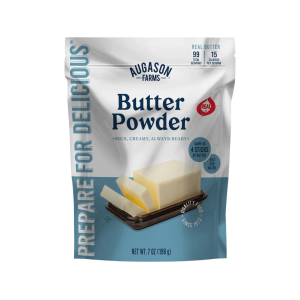 Augason Farms Freeze Dried Butter Powder Pouch 7oz Case of 8 - Augason Farms