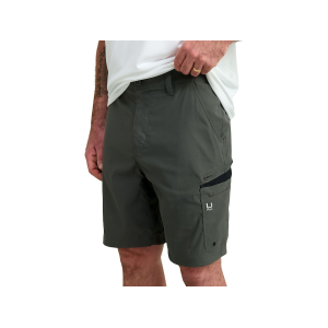Huk Men's Icon Shorts Volcanic Ash 32" Waist 9" Inseam