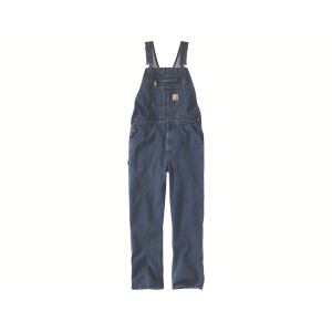 Carhartt Men's Loose Fit Denim Bibs Darkstone 44" Waist 30" Inseam