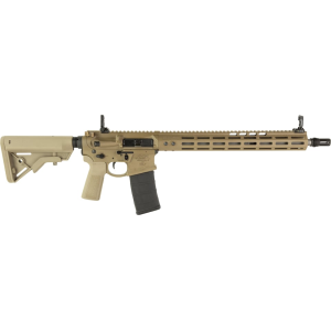 Noveske Gen 4 Semi Automatic Rifle 5.56x45mm NATO 16" Gray Threaded Barrel Flat Dark Earth Frame Flat Dark Earth Pistol Grip