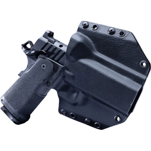 Mission First Tactical Hybrid OWB Holster Right Hand Springfield Prodigy 1911 4.25" Kydex/Leather Black